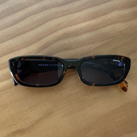 Prada Accessories - Prada Black and Brown Sunglasses